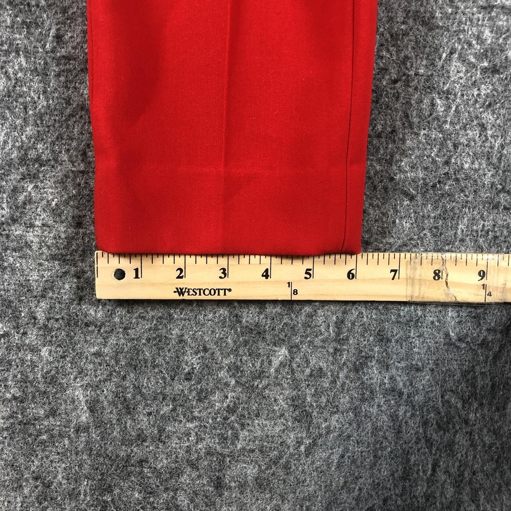 Banana Republic Avery Pants Womens Petite 0 Red Straight Leg Dress Work Stretch‎ - Picture 14 of 16